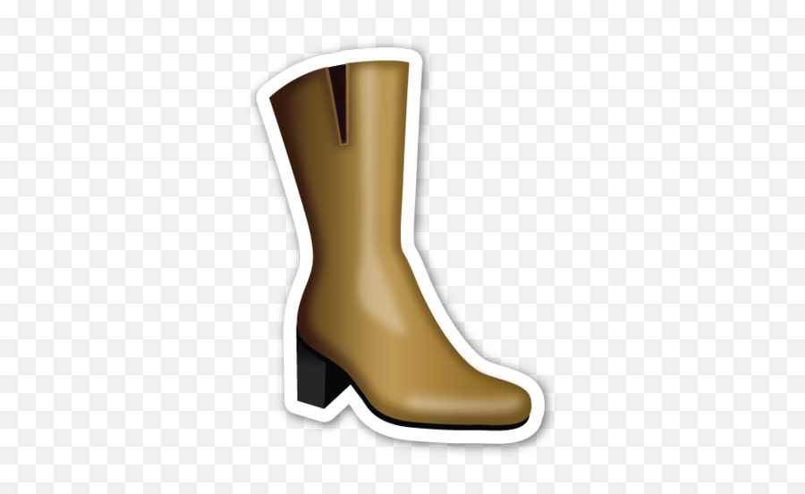 Womans Boots - Emoji Whatsapp Bota Png,Shoe Emoji Png