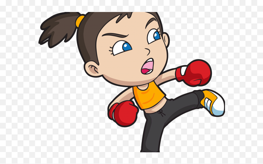 Mixed Martial Arts Clipart Girl - Feminino Muay Thai Png Emoji,Karate Emoji