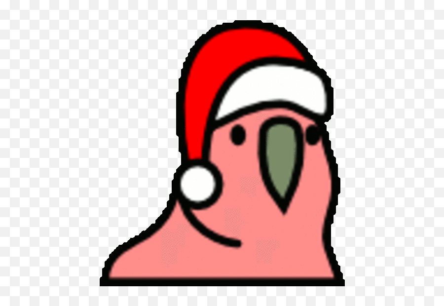 Santa Gif - Party Parrot Gif Emoji,Parrot Emoji