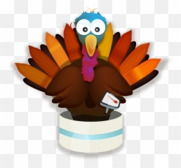 Thanksgiving Emoji Background Heart - Transparent Turkey Free Png