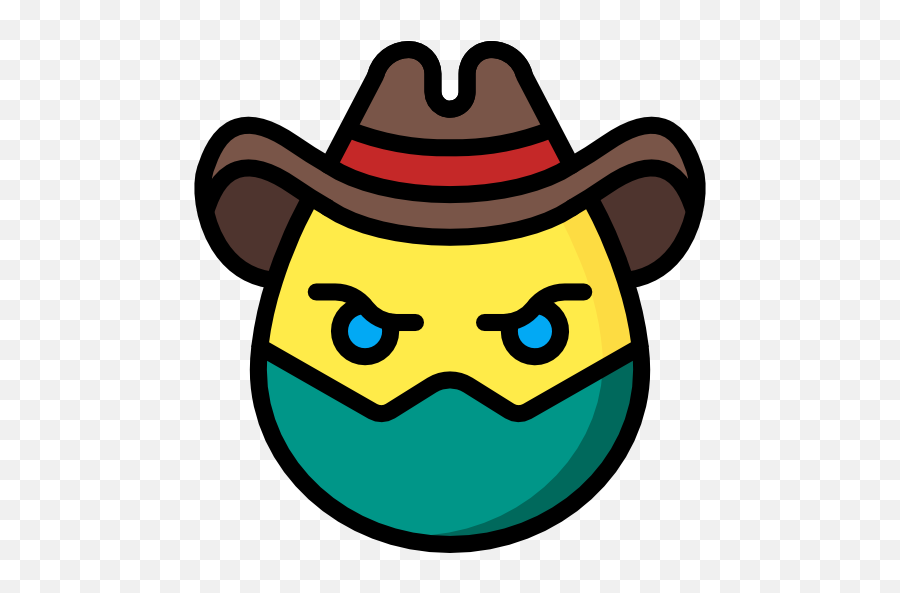 Cowboy - Free Smileys Icons Costume Hat Emoji,Cow Boy Emoji