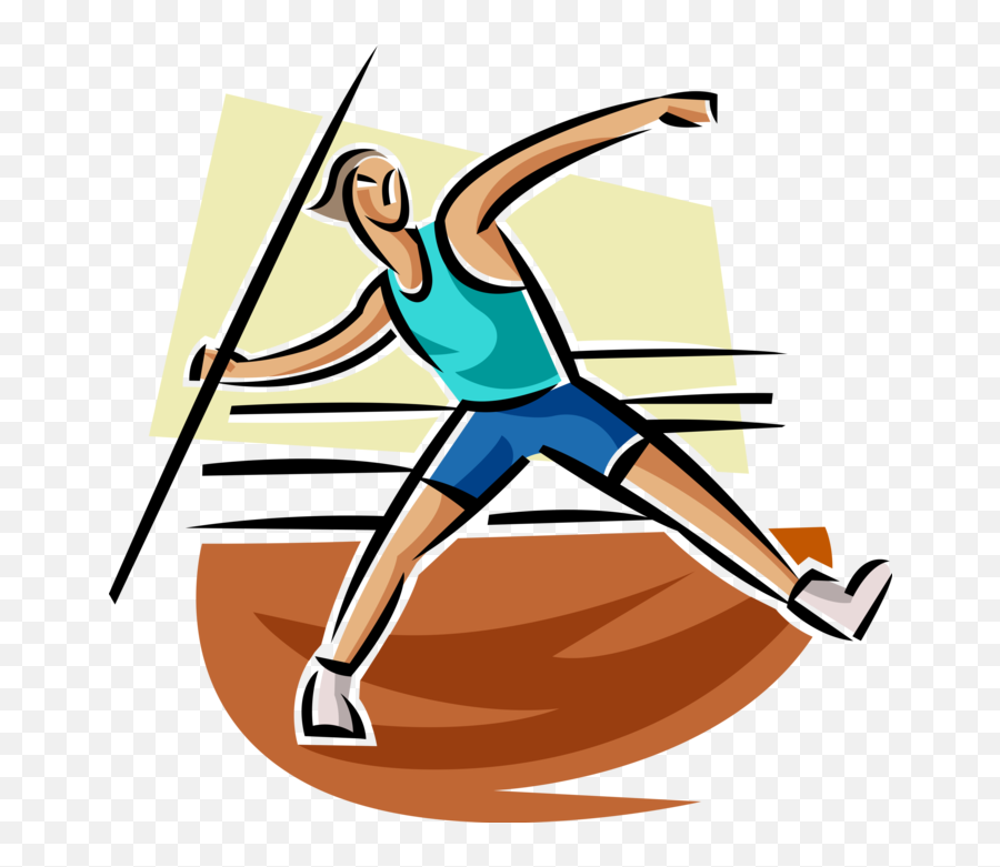 Vector Illustration Of Track And Field Athletic Sport - Clipart Track And Field Athletics Emoji,Athlete Emoji