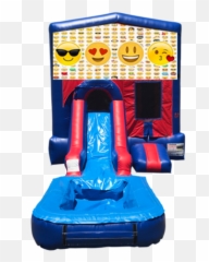 Bounce House Rentals And Slides For - Emoji Water