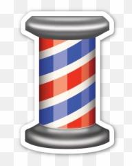 Barber Pole - Shop Emoji Png