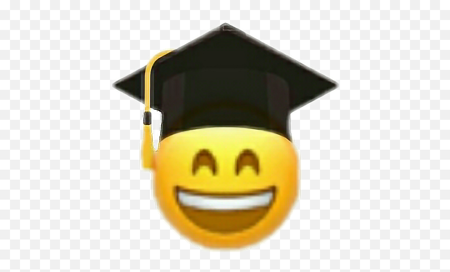Graduation Graduate Highschool Sticker - Smiley Emoji,Graduation Emoticon