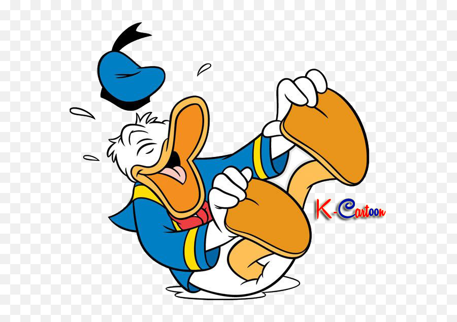 Download Donal Bebek Tertawa Vector Png - Donald Duck Laughing Emoji,Donald Duck Emoji