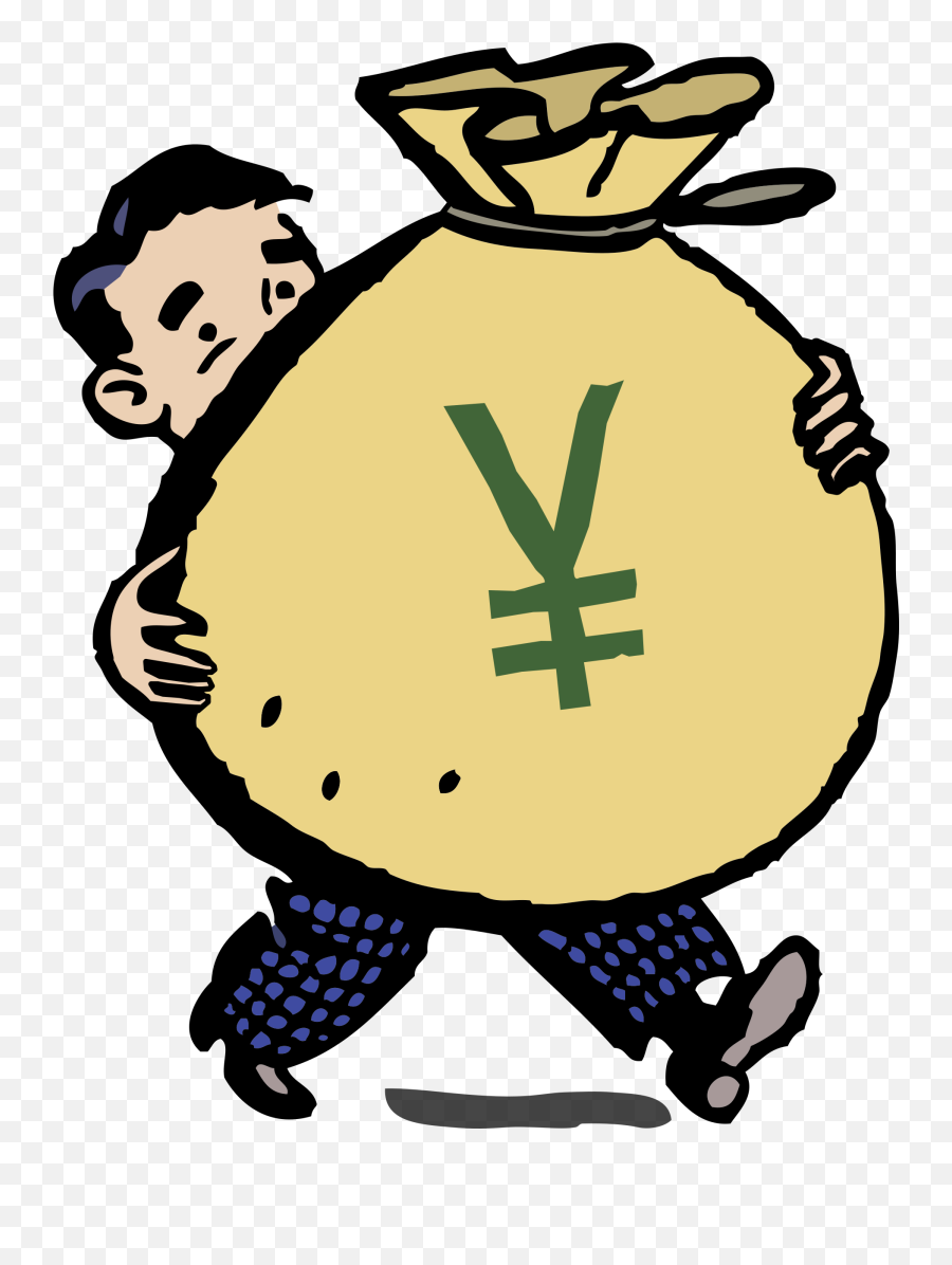 Clipart Money Yen Transparent - Money Bag Clipart Emoji,Yen Emoji
