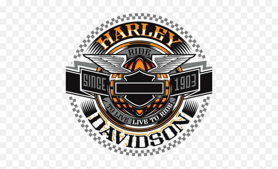 Harleydavidson Harley Motorcycle Biker - Emblem Emoji,Motorcycle Emoji Harley