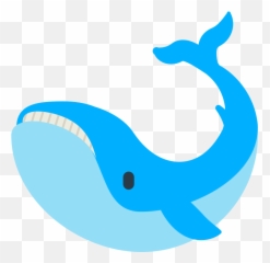 Fxemoji U1f40b - Whale Emoji,Fish Emoji