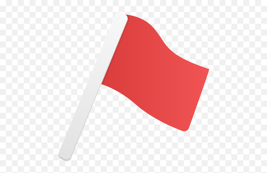 Flag Red Icon - Red Flag Icon Emoji,Red Flag Emoji