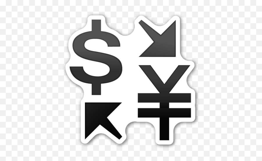 Currency Exchange - Yen Transparent Background Emoji,Apple Logo Emoji