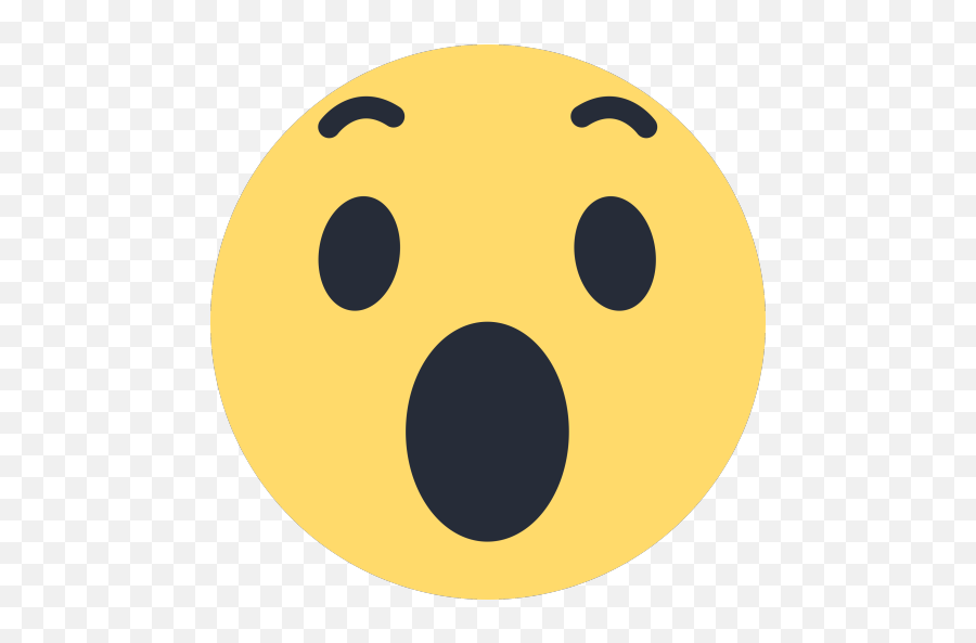 Big Emoji Sticker - Facebook Wow Emoji Png,O/ Emoticon