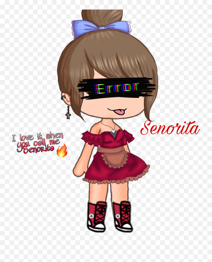 Senorita Cute - Cartoon Emoji,Senorita Emoji