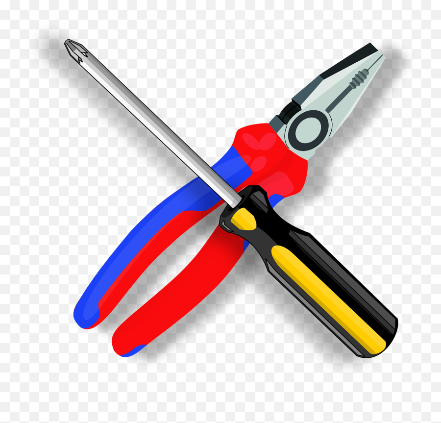 Tool Pliers Screwdriver Construction - Electrician Tools Clipart Emoji,Construction Equipment Emoji