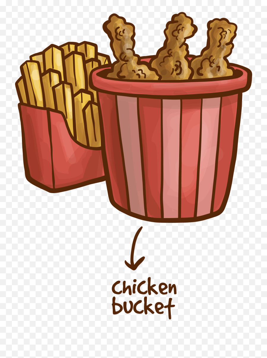 France Clipart Food Side France Food - Transparent Chicken Basket Png Emoji,French Flag Chicken Emoji
