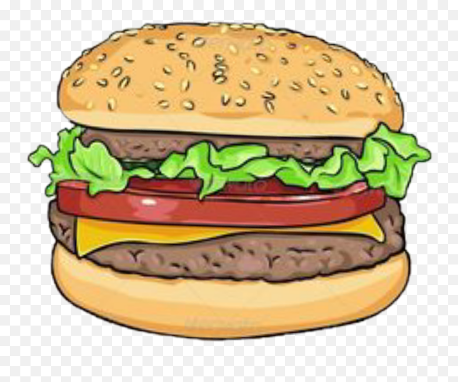 Freetoedit - 3d Drawing Of A Cartoon Burger Emoji,Big Mac Emoji