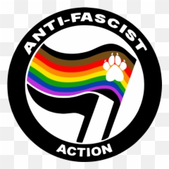 Anti - Fascist Furries Antifafurs Twitter Antifascist Action Flag Pride Emoji,Nazi Flag Emoji