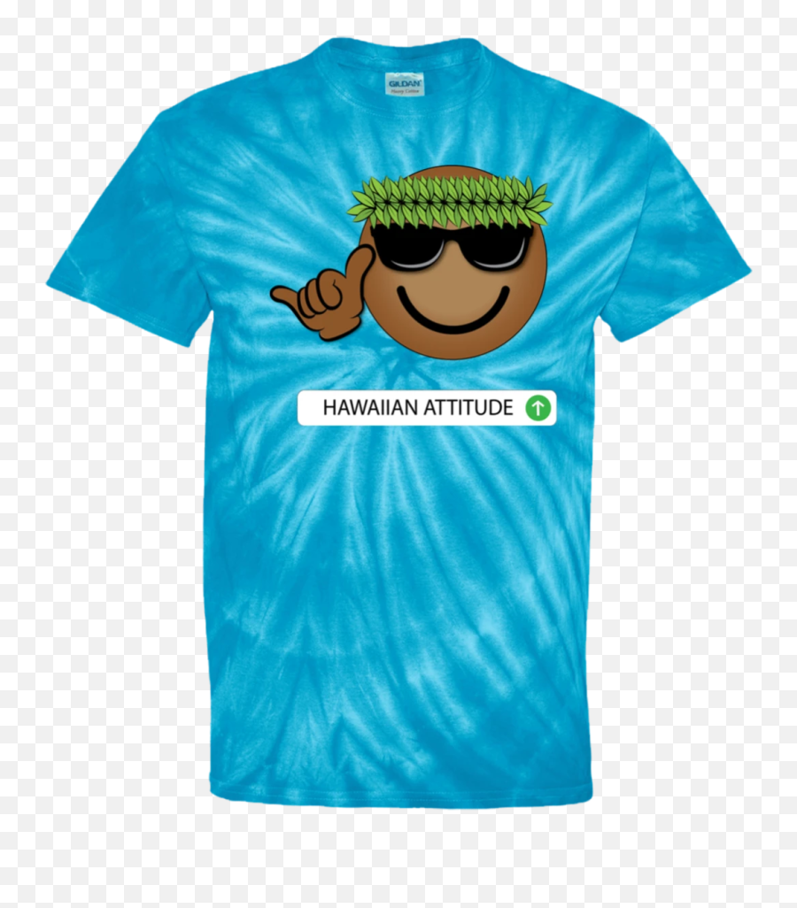 Hawaiian Emoji Tye Dye,Exhale Emoji