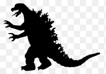 Printable Godzilla Clipart Black And White - Godzilla Clipart Emoji,Godzilla Emoji