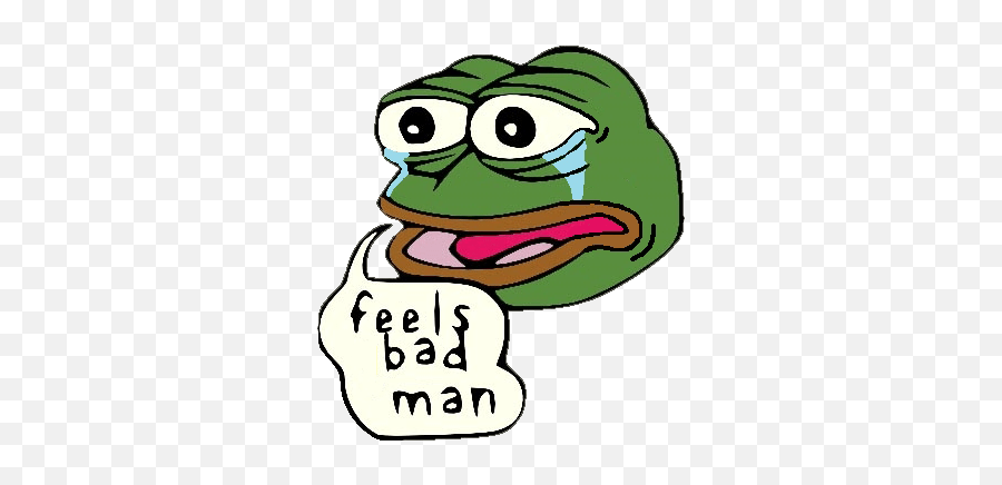 Feels Bad Man Png Picture - Pepe Meme Feels Good Man Emoji,Feelsbadman Emoji