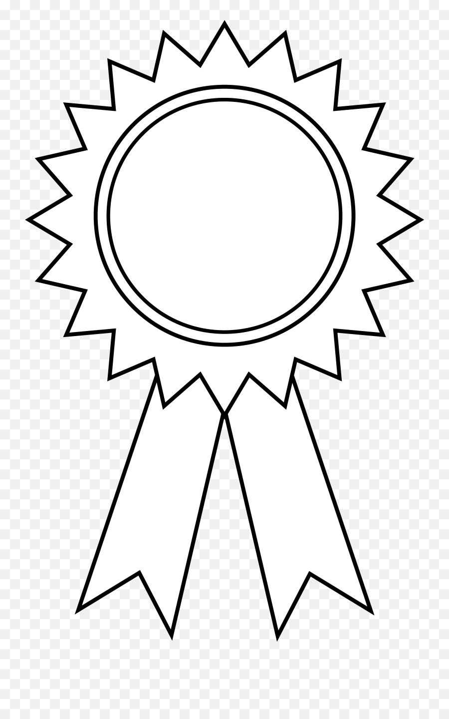 Award Ribbon Line Art Award Ribbon Free Clip Art Clip Art - Beavis And Butthead Logo Emoji,Prize Emoji