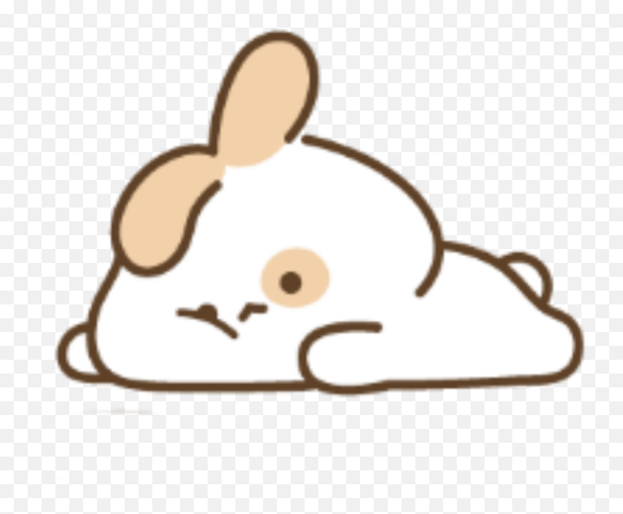 Softcore Bunny Soft Messy Sleep Zzz - Cartoon Emoji,Cat And Zzz Emoji