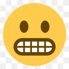 Nervous Emoji Meaning With Pictures - Grimacing Face