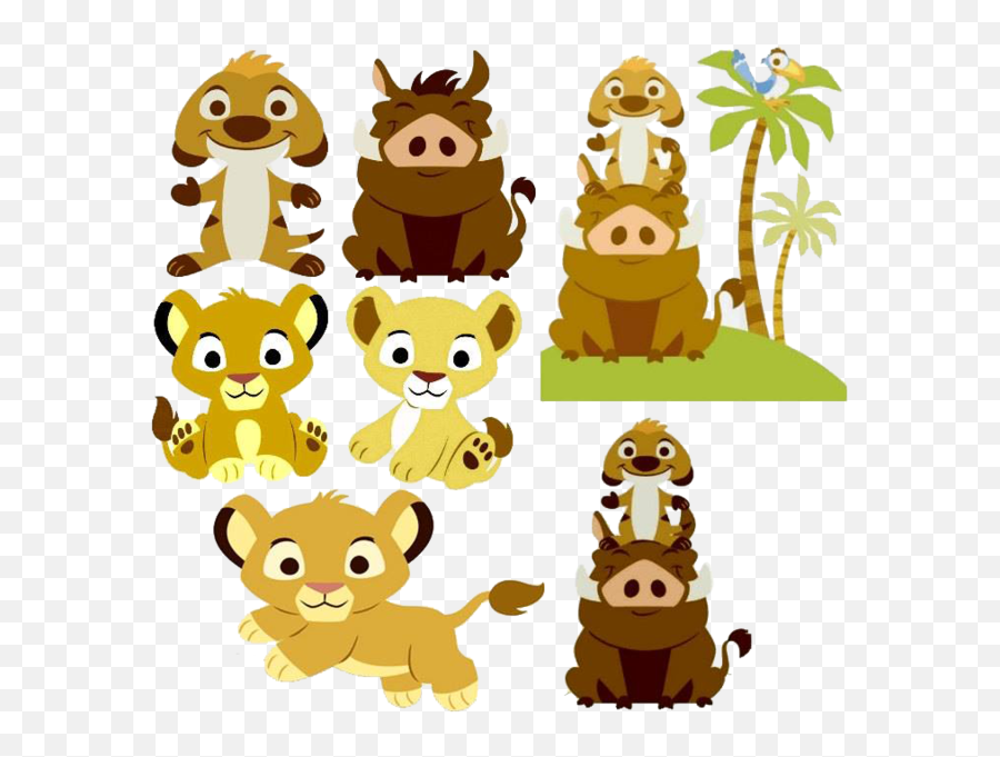 Lion King Babies Psd Official Psds - King Of Lion Baby Emoji,Lion King Emojis