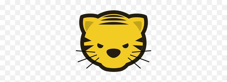 Tiger Clipart Free Download Creazilla - Tigers Clipart Black And White Face Emoji,Tiger Face Emoji