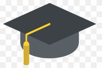 Graduation Cap Emoji Clipart - Graduate Png