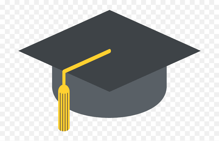 Graduation Cap Emoji Clipart - Graduate Emoji Png,Emoji Gown