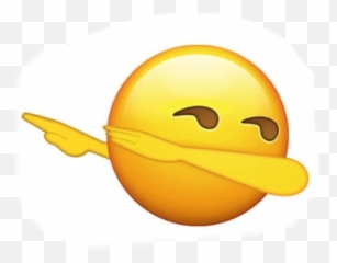 Dab Emoji Sticker Sticker - Emoji,Dab Emoticon