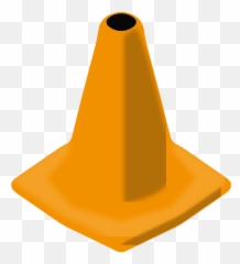 Orange Traffic Cone Clipart - Witch Hat Emoji,Traffic Cone Emoji