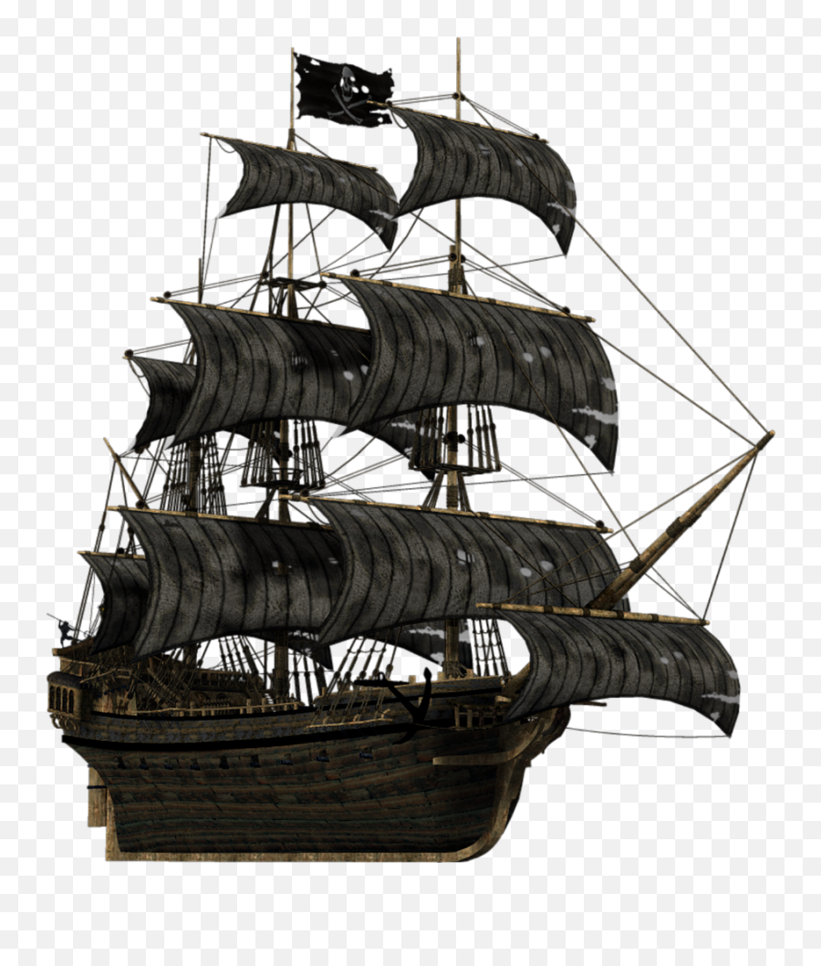 Ship Boat Pirate Reedeesign Sticker - Black Pearl Ship Png Emoji,Pirate Ship Emoji