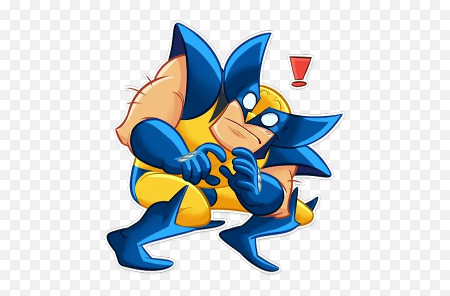 Wolverine Stickers For Whatsapp - Sonic The Hedgehog Emoji,Wolverine Emoji