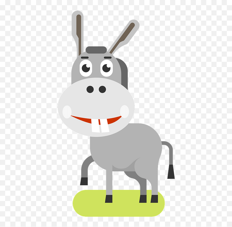 Donkey Clipart - Donkey Vector Fly Emoji,Donkey Emoji Download