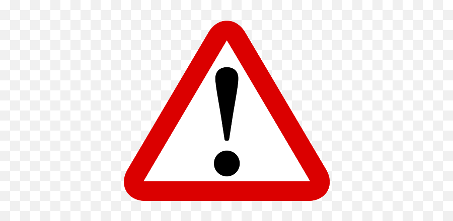 Caution Danger - Warning Sign Emoji,Caution Emoji