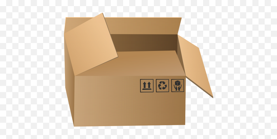 Box Transparent Png Clipart Free - Box Clipart Png Emoji,Cardboard Box Emoji