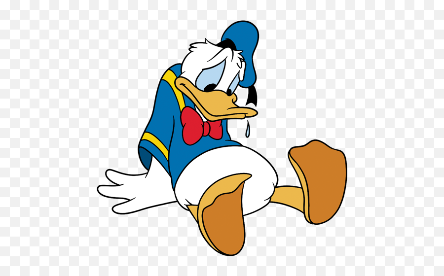 Donald Duck Sit - Donald Duck Png Hd Emoji,Donald Duck Emoji