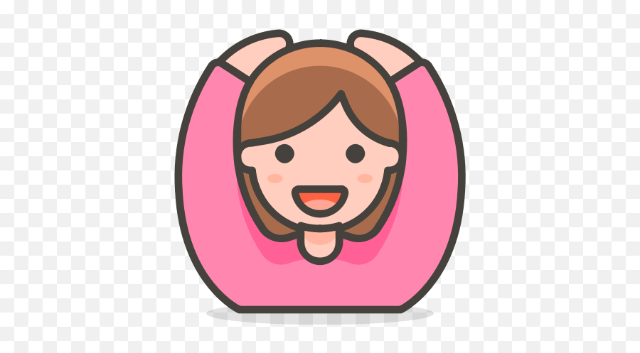 2 Gesturing Ok Woman Icon - Emoji Familia Png,Shrugging Woman Emoji