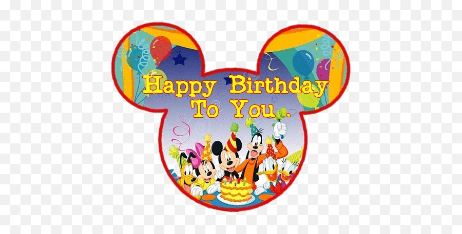 Happy Birthday - Happy Birthday Disney Clipart Emoji,Happy Birthday Emoji Texts