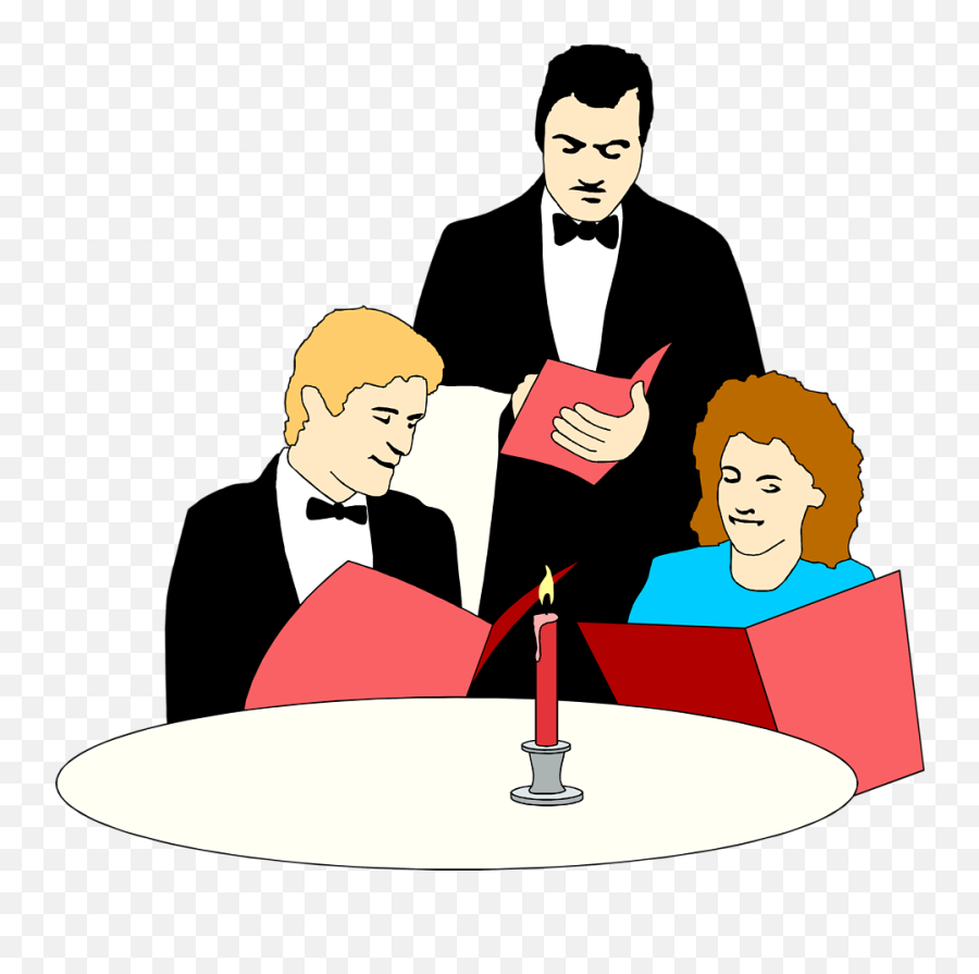 Clipart Images Waiter Transparent - Restaurant Clipart Emoji,Waiter Emoji