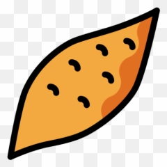 Roasted Sweet Potato - Clip Art Emoji,Potato Emoji