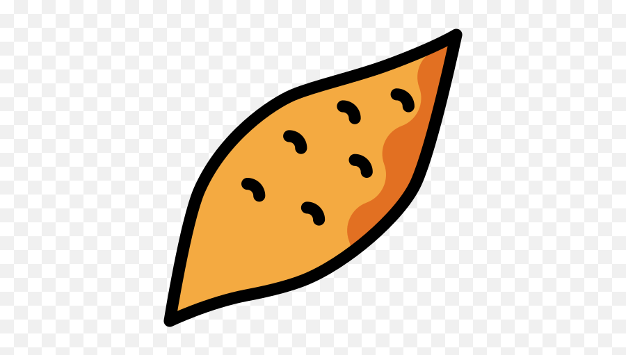 Roasted Sweet Potato - Clip Art Emoji,Potato Emoji