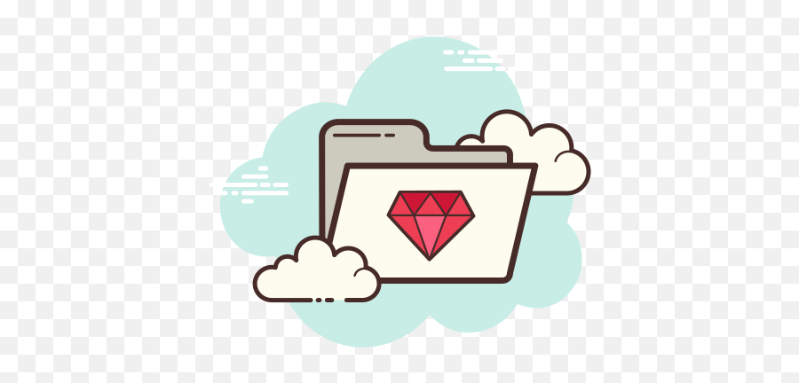 Gem Folder Icon - Free Download Png And Vector Folder Aesthetic Files Icon Emoji,Gem Emoji