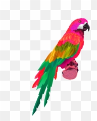 Carnaval2019 Festival Colorful Bird - Flying Love Birds Png Emoji,Parrot Emoji