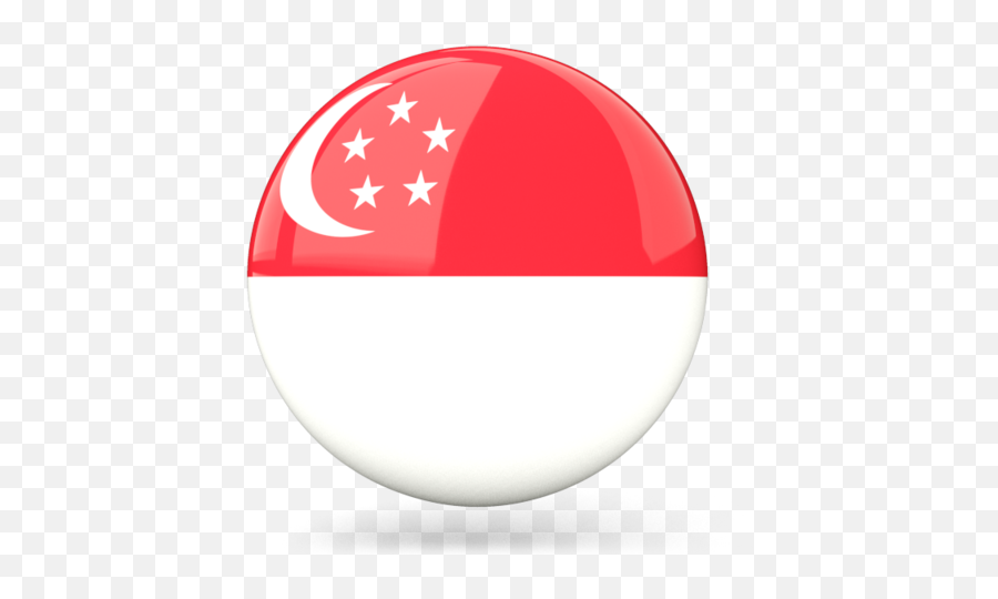 Download Illustration Of Flag Of Singapore - Indonesia Flag Singapore Round Flag Transparent Emoji,Singapore Flag Emoji