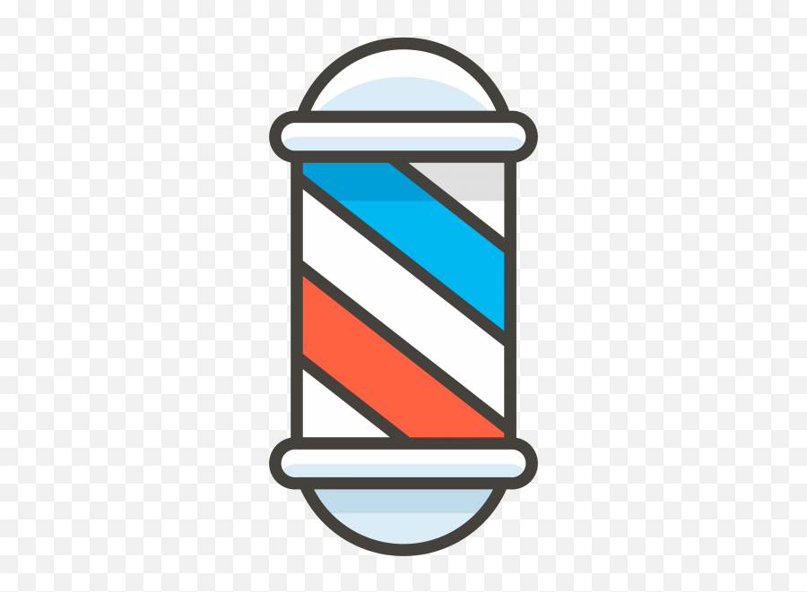Barber Pole Emoji Icon - Barber Pole Logo Png,Barber Emoji