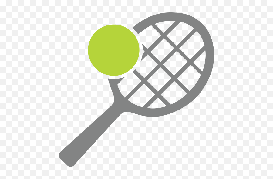 Tennis Racquet And Ball Emoji For Facebook Email Sms - Tennis Racket Emoji Transparent,Tennis Emojis