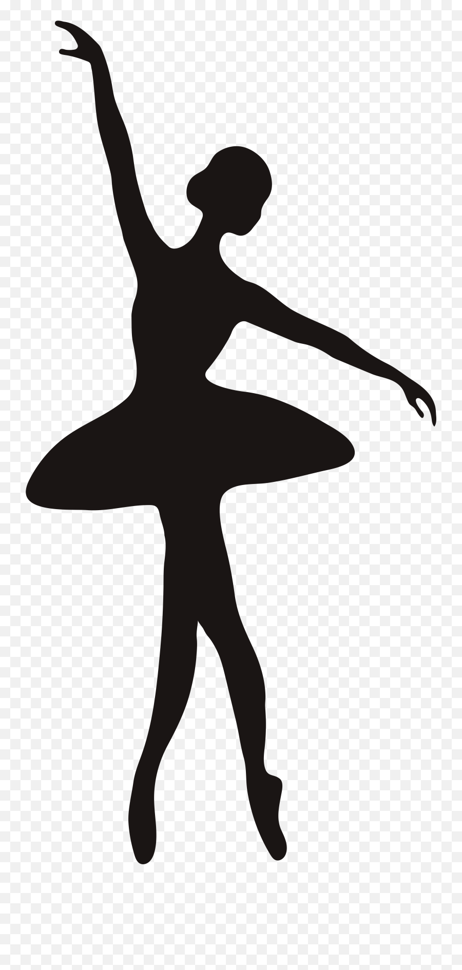 Library Of Ballerina Image Free Black And White Png Files - Ballerina Clipart Black And White Emoji,Ballet Emoji